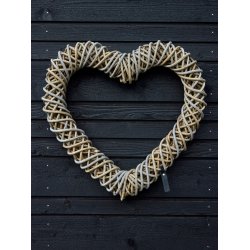 Rattan Dekorationshjerte - Kubu (s&aelig;t m. 3 stk/3 str)