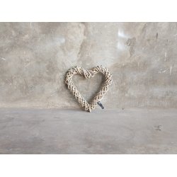 Mini Rattan Dekorationshjerte - Kubu