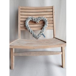 Mini Rattan Dekorationshjerte - Kubu