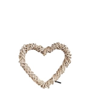 Maxi Rattan Dekorationshjerte - Kubu