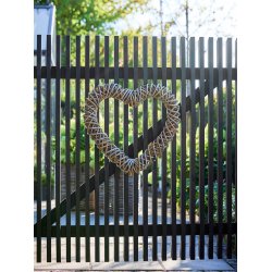 Maxi Rattan Dekorationshjerte - Kubu