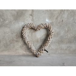 Maxi Rattan Dekorationshjerte - Kubu
