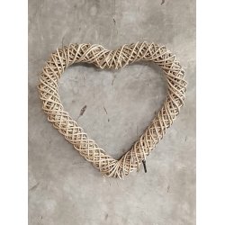 Mega Rattan Dekorationshjerte - Kubu
