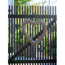 Mega Rattan Dekorationshjerte - Kubu