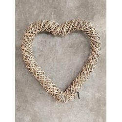 Mega Rattan Dekorationshjerte - Kubu