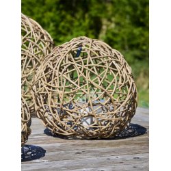 Maxi Rattan Dekorationskugle - Kubu