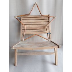 Rattan Dekorationsstjerne (St&aelig;ngel) - CL (s&aelig;t m. 3 stk/3 str)