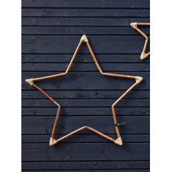 Mega Rattan Dekorationsstjerne (St&aelig;ngel) - CL