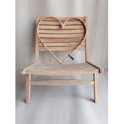 Maxi Rattan Dekorationshjerte (St&aelig;ngel) - CL