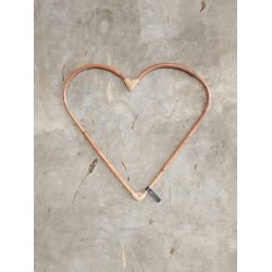 Maxi Rattan Dekorationshjerte (St&aelig;ngel) - CL