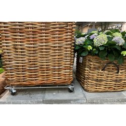 Mammut Firkantet Trolley t. Rattankurv