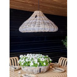 "Onion" Rattanlampe - Kubu
