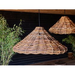 "Onion" XL Rattanlampe - CL