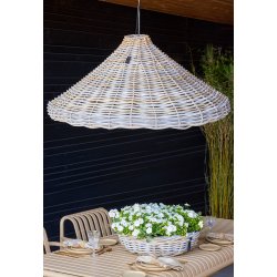 "Onion" XL Rattanlampe - Kubu
