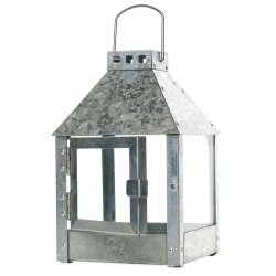 Galvaniseret Mini Quadro Lanterne