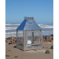 Galvaniseret Mini Quadro Lanterne