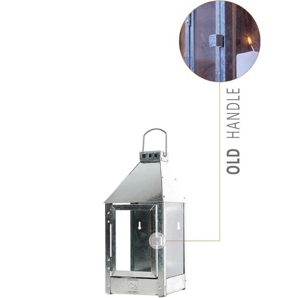 Galvaniseret Mini V�glanterne (GREB/INDPAKNING GL. MODEL)