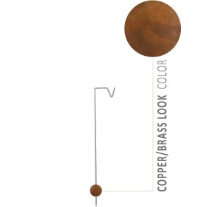 Mini 'Kobber/Messing-look' spyd t. Hngelanterne