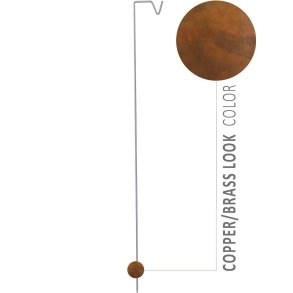 Maxi 'Kobber/Messing-look' spyd t. Hngelanterne