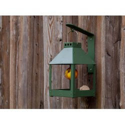 Olivengrn Mini Quadro 'Birdy Eat' Foderbrt