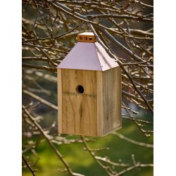 Kobber Mini 'Birdy Sleep' Fuglehus (genb. tr)