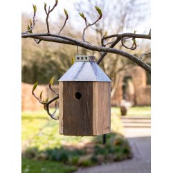 Galvaniseret Mini 'Birdy Sleep' Fuglehus (genb. tr)