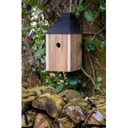 Sort Mini 'Birdy Sleep Wall' Fuglehus (genb. tr)
