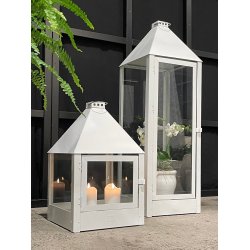 Hvid Mega Quadro Lanterne