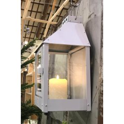 Hvid Mini Vglanterne