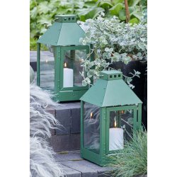 Olivengrn Mini Lanterne