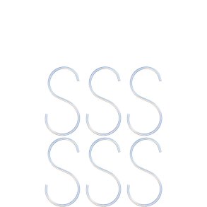 Mini 'Galv-look' S-Krog (st m. 6 stk. / 1 str.)