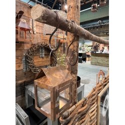 Mini 'Kobber/Messing-look' S-Krog (st m. 6 stk. / 1 str.)