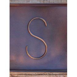 Mini 'Kobber/Messing-look' S-Krog (st m. 6 stk. / 1 str.)