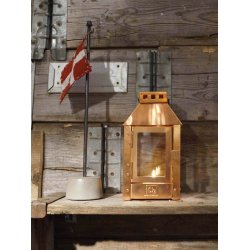 Kobber Micro Lanterne (POTENTIEL P�BEGYNDT PATINA)
