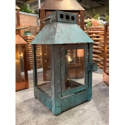 Kobber Micro Lanterne (POTENTIEL P�BEGYNDT PATINA)