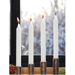 'Kobber-look' Lysestage (st m. 4 stk. / 4 str.)