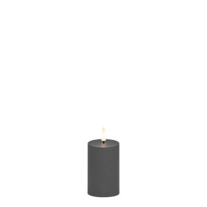 LED Bloklys (5 x 7,5 cm) - Matt/Dark Grey