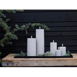 LED Bloklys (5 x 7,5 cm) - Matt/Warm Greige