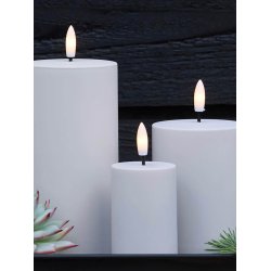 LED Bloklys (5 x 7,5 cm) - Matt/Warm Greige