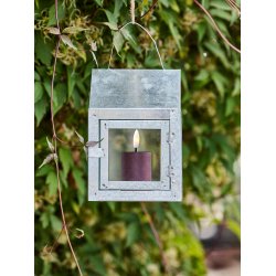 LED Bloklys (5 x 7,5 cm) - Matt/Maroon Red