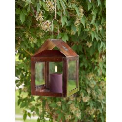 LED Bloklys (5 x 7,5 cm) - Matt/Maroon Red