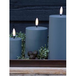 LED Bloklys (7,5 x 10 cm) - Matt/Dark Grey