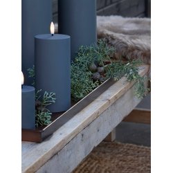 LED Bloklys (7,5 x 15 cm) - Matt/Dark Grey