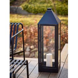 LED Bloklys (10 x 20 cm) - Matt/Warm Greige