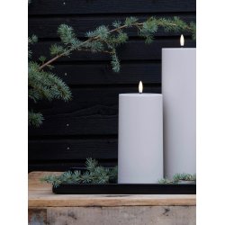 LED Bloklys (10 x 20 cm) - Matt/Warm Greige