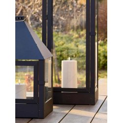LED Bloklys (10 x 20 cm) - Matt/Warm Greige
