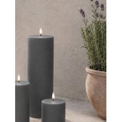 LED Bloklys (10 x 30 cm) - Matt/Dark Grey