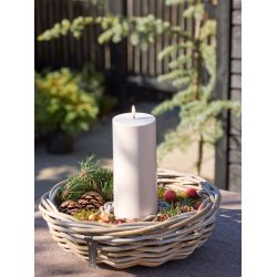 LED Bloklys (10 x 30 cm) - Matt/Warm Greige