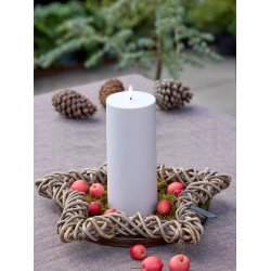 LED Bloklys (10 x 30 cm) - Matt/Warm Greige