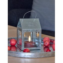 LED Fyrfadslys (4,5 x 2,5 cm) - Matt/Maroon Red (s�t 4 stk/1 str)